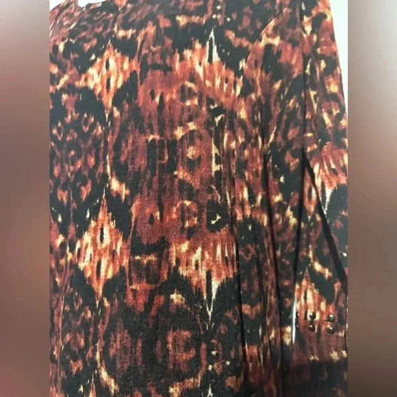 Art and Soul Pullover Print Top Women's Size 1X - Picture 4 of 6